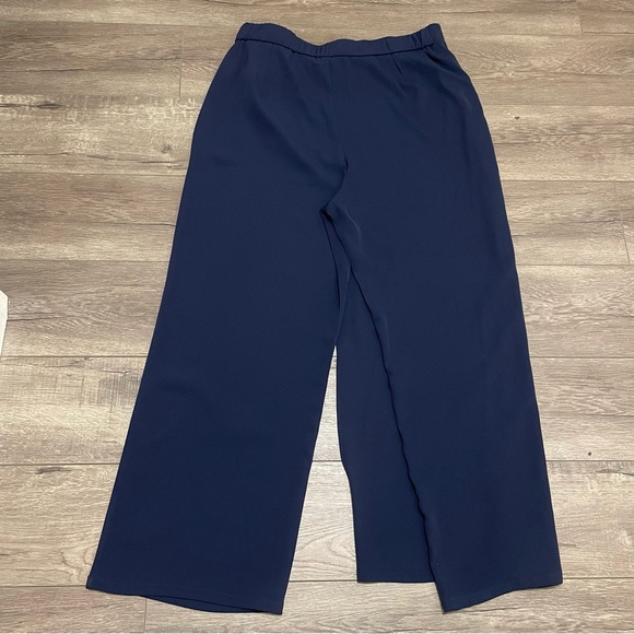 Halara High Waisted Tie Side Invisible Zipper Wide Leg Work Pants XL Reg NWT - Picture 3 of 8